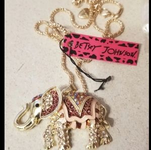 COPY - Betsey Johnson Elephant Necklace